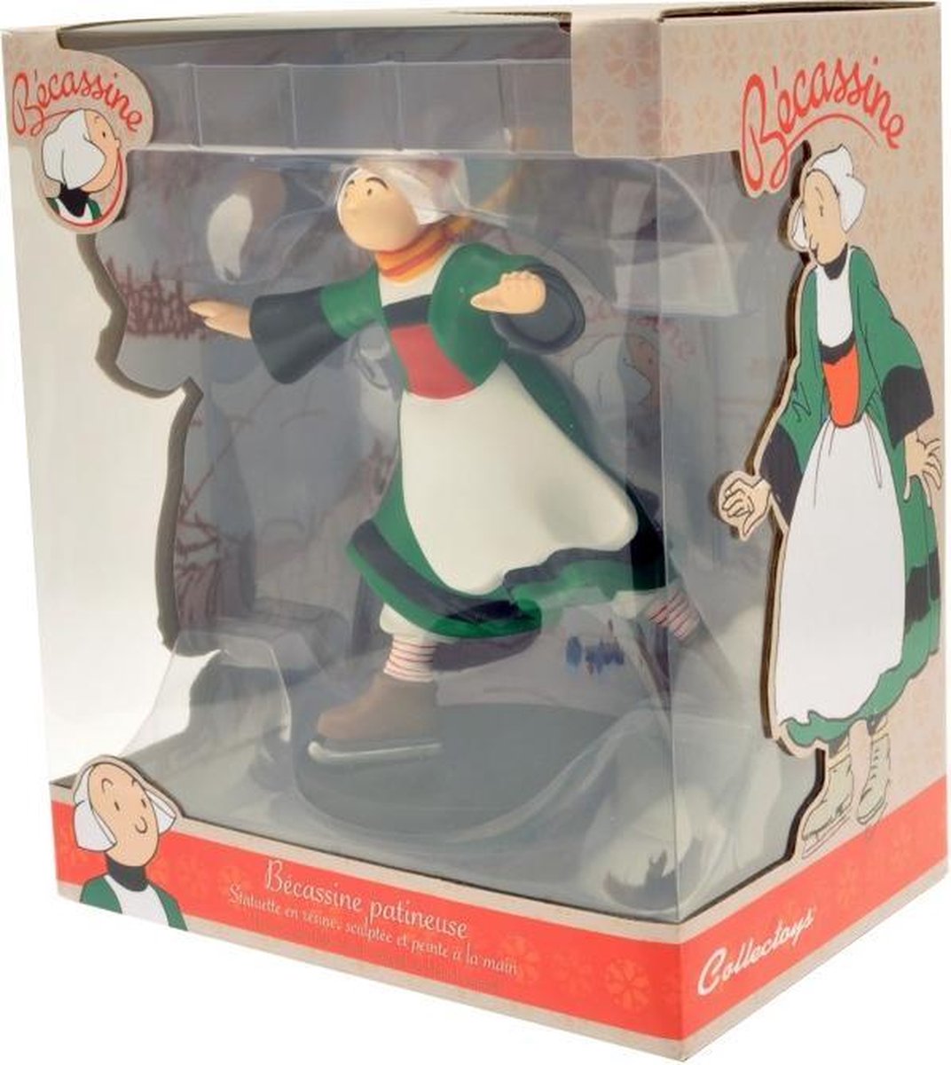 Bécassine op de schaatsen 2016 (Plastoy +/- 19cm)