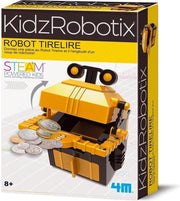 4m Spaarpot Robot Junior 14 Cm Goud/zwart  31-delig