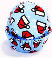 Kerstmuts bakpapiertjes|standaard cupcakes|Santa Hats|60 stuks