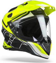 Airoh Commander Duo Geel Mat Integraalhelm - Motorhelm - Maat S
