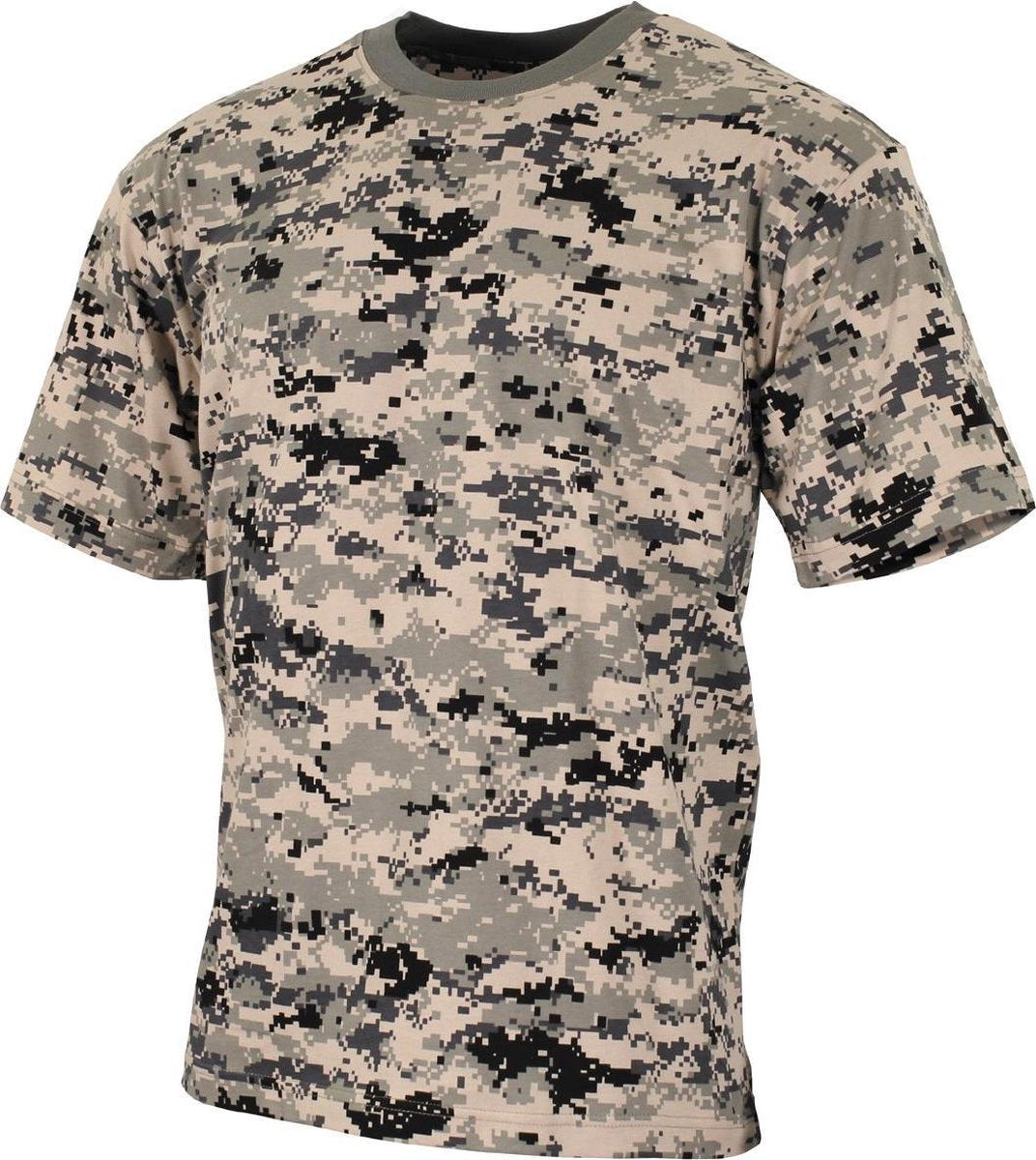 MFH - US T-Shirt  -  korte mouw  -  Urban digital  -  170 g/m² - MAAT L