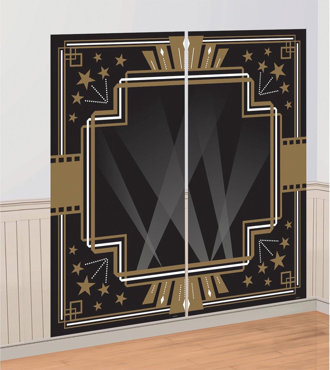 Hollywood Wanddecoratie Glitter Glamour 165x82