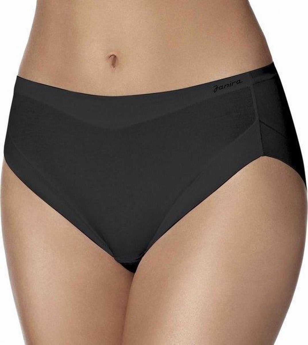 Janira Shape Plano Cotton Band Slip | Zwart | Maat XL