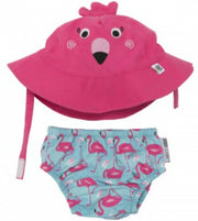 Zoocchini UV zwemluier setje Franny the Flamingo maat S