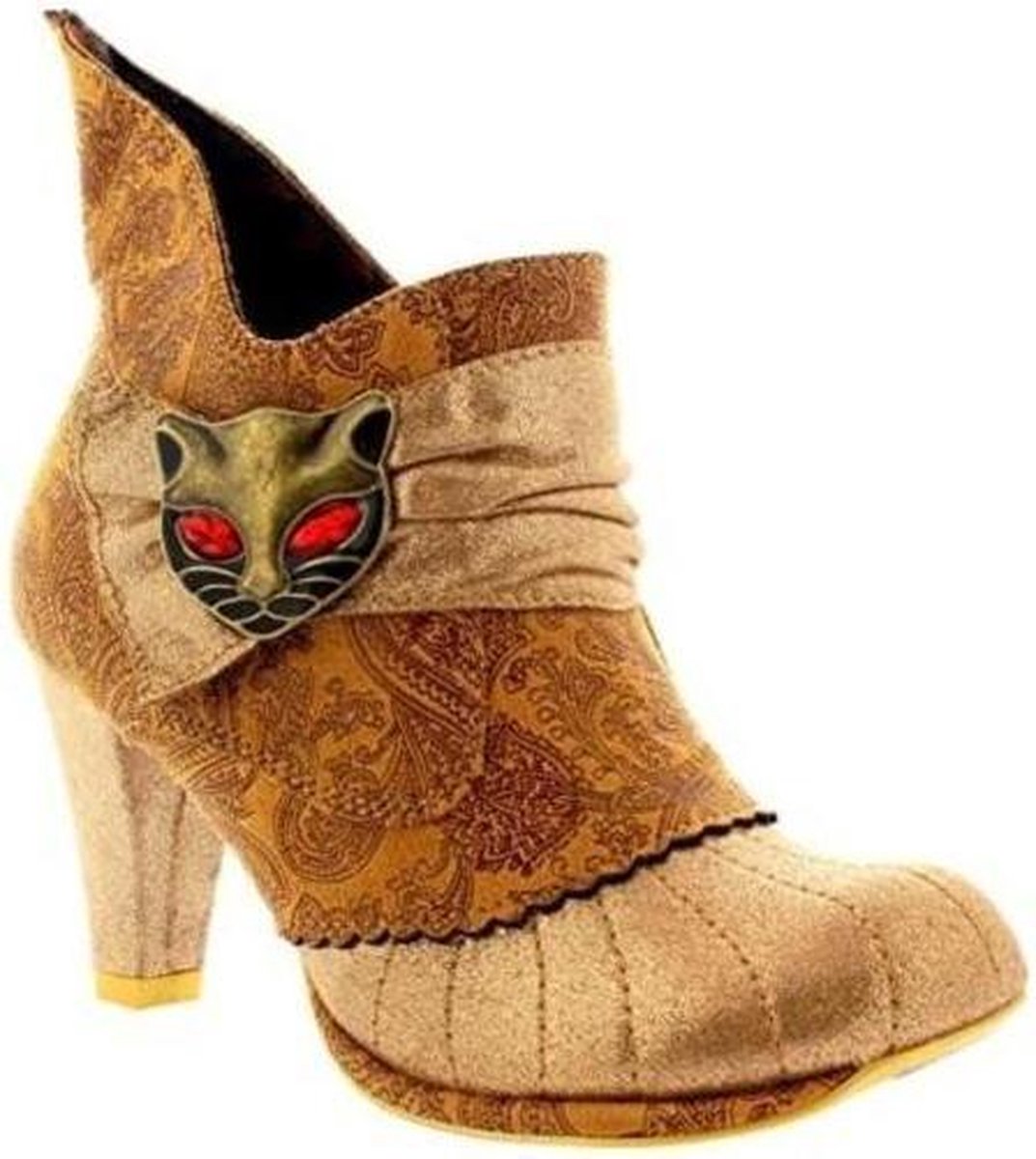 Miaow Brown Gold in Swing Vintage Jaren 50 Stijl