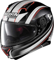 Nolan N87 Motogp N-Com 061 Mat Zwart Wit Rood Integraalhelm - Motorhelm - Maat XXL