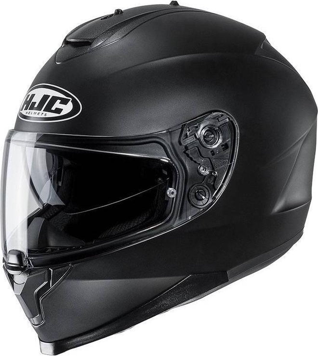 HJC C70 integraalhelm - Motorhelm - Mat zwart - Maat S