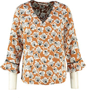 Aaiko shiny blouse 3/4 mouw - Maat XS