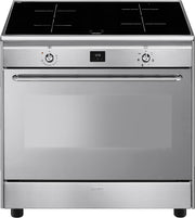 Smeg CG90IXT9- Inductie fornuis - RVS