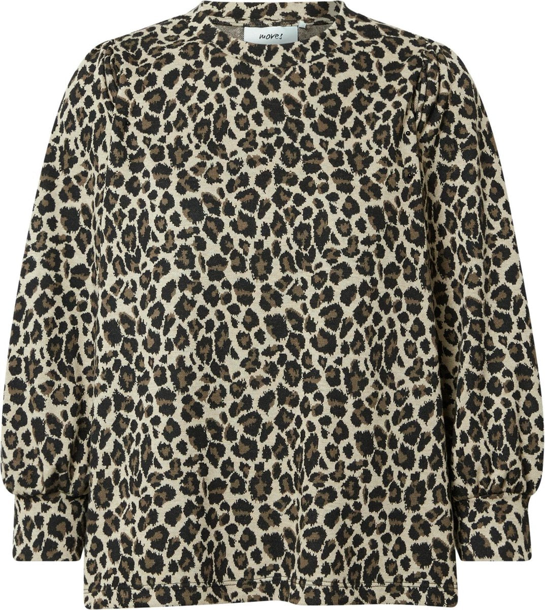 Moves sweatshirt joluna Donkerbruin-Xs