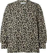 Moves sweatshirt joluna Donkerbruin-Xs
