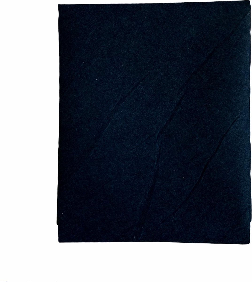 Mondmasker filterstof 100 x 90 cm - Zwart