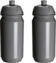 2 x Tacx Shiva Bidon - 500 ml - Grijs - Drinkbus