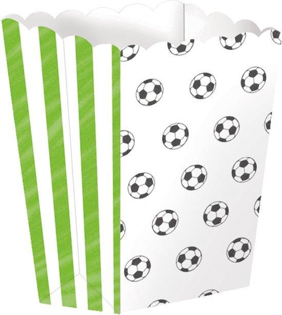 8 stuks Popcornbakjes Voetballen