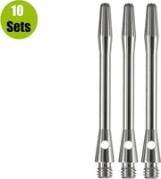 Aluminium Dart Shafts - Zilver - Medium - (10 Sets)