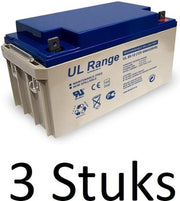 3 Stuks Ultracell Loodaccu UL 12v 65000mAh