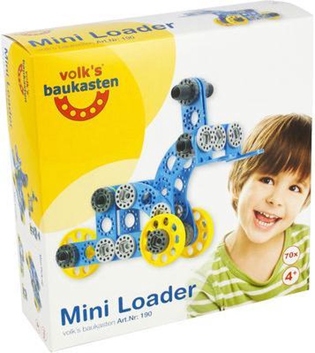 Volks Heftruck - Pick-up 70 delig bouwset vanaf 4 jaar