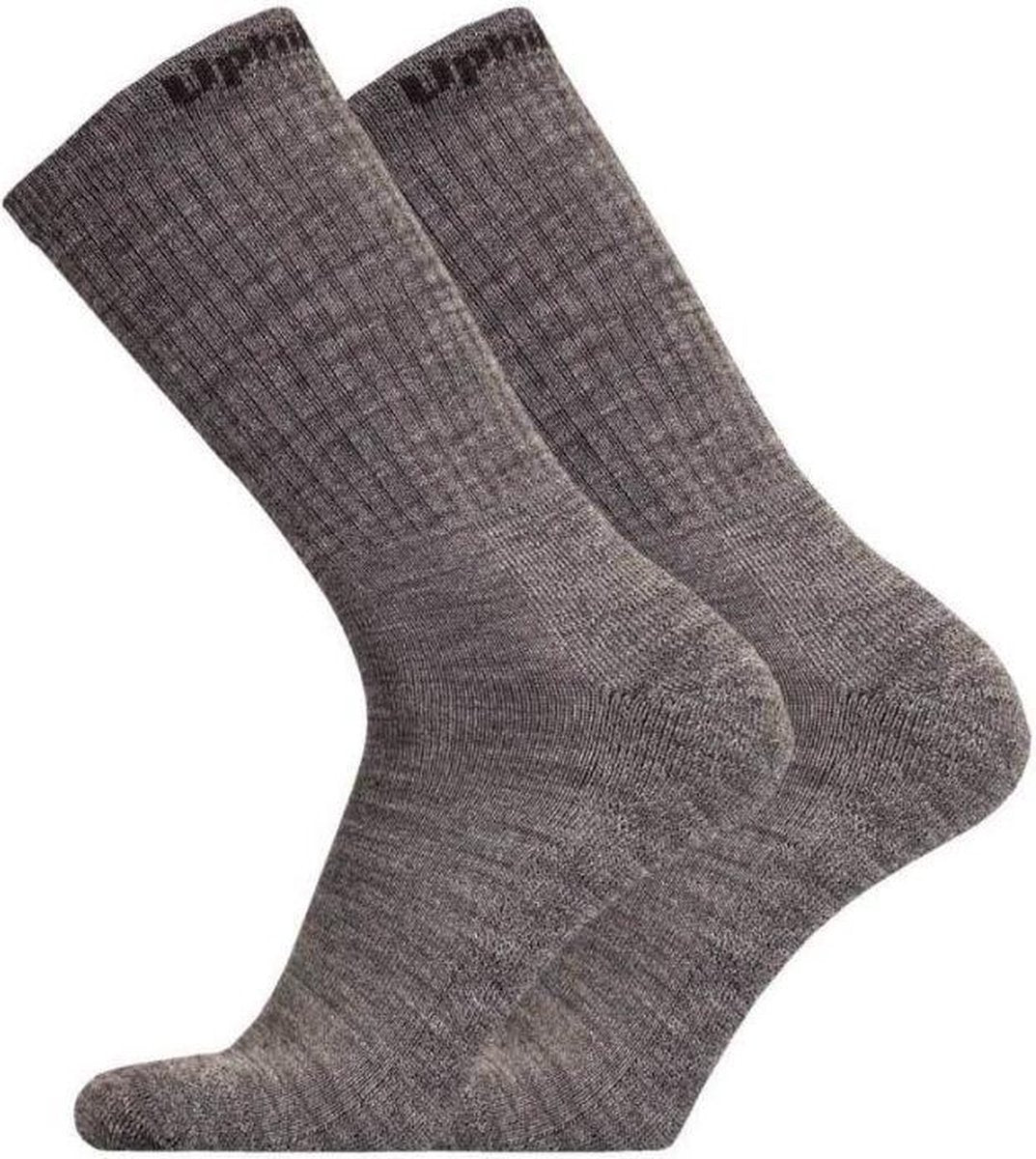 Uphillsport Wandelsok Klicks Merinowol/polyiamide Grijs Mt 43-46