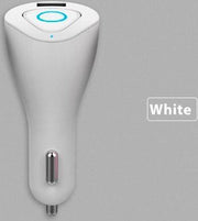 Sky Earkit Car Bluetooth headset +  Fast Car charger 2.1A - Wit