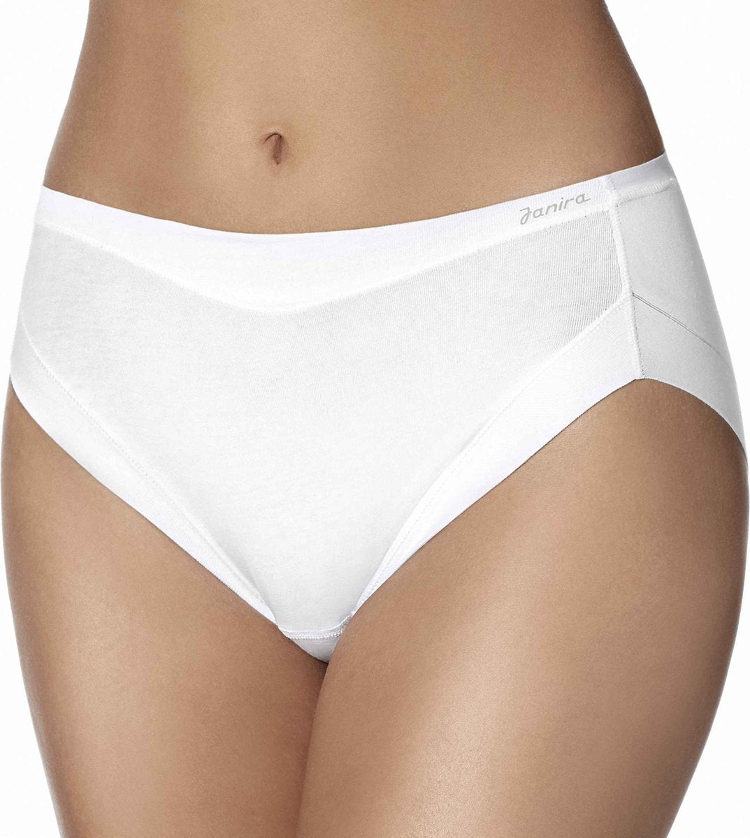 Janira Invisible Cotton Band Brislip 31862 Wit L - 2 stuks
