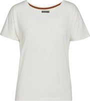 ESSENZA Ellen Uni Top Korte Mouw Vanilla - L