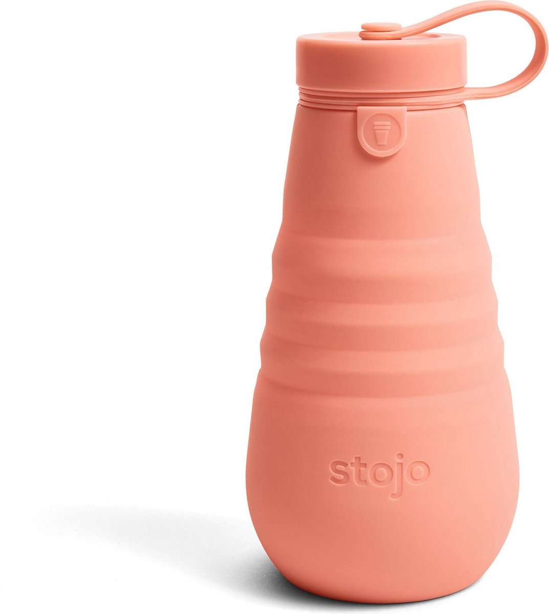 Opvouwbare drinkfles - Stojo - 590ml - 20oz - Apricot - Waterfles - Drinkfles