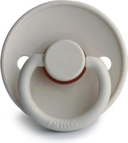 FRIGG Fopspeen maat 2 - 6-18 maanden - Silver Gray - Natuurrubber