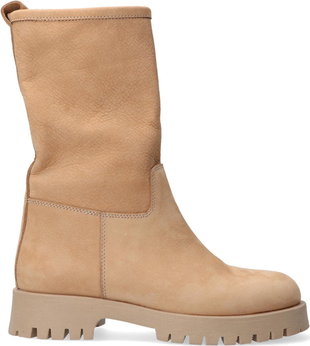 Notre-V 753114 Enkelboots -  Enkellaarsjes - Dames - Camel - Maat 37