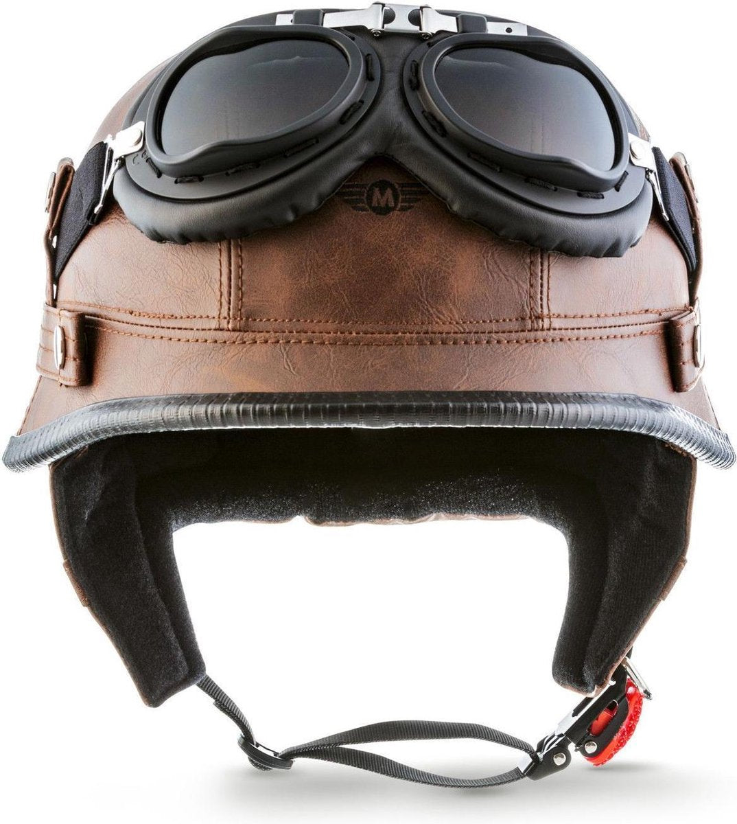 D34 Bruin Leren Duitse scooter