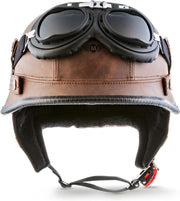 D34 Bruin Leren Duitse scooter