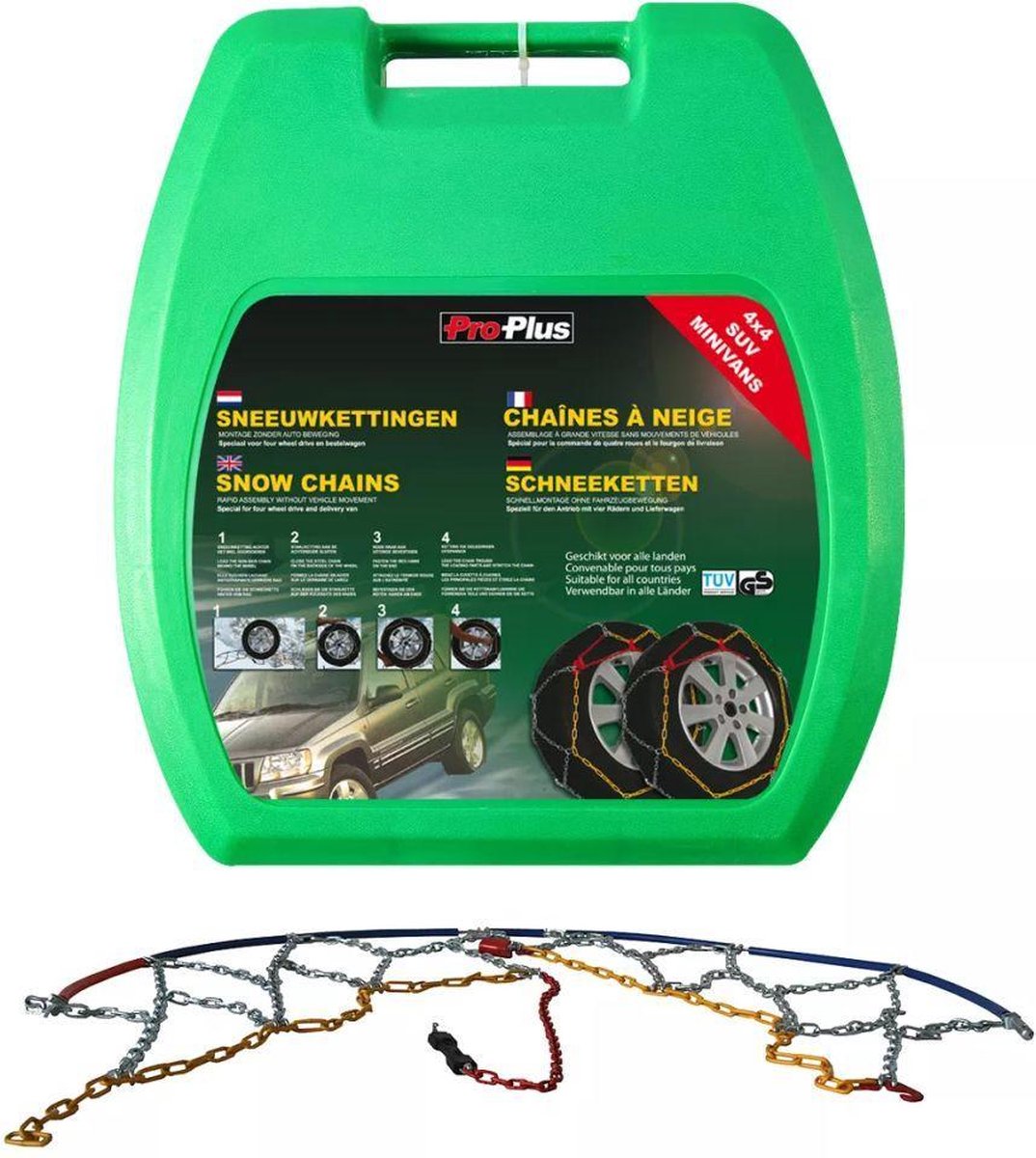 PAT auto sneeuwketting 16 mm KB37 (2 stuks)