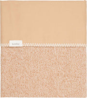 Koeka Wiegdeken Vigo flanel - Caramel 75 x 100 cm