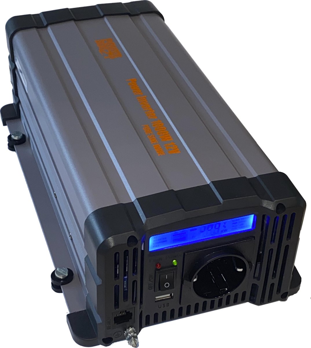 PowerBoozt Rhino L omvormer | 600W 48V | Zuivere sinus inverter