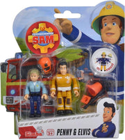 Brandweerman Sam Speelfiguren - Elvis en Penny