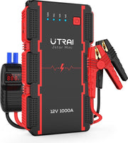 Utrai Jumpstarter Alles-in-1 - Met Smart Startkabels - 1000A piek - 12V - Starthulp - Startbooster -