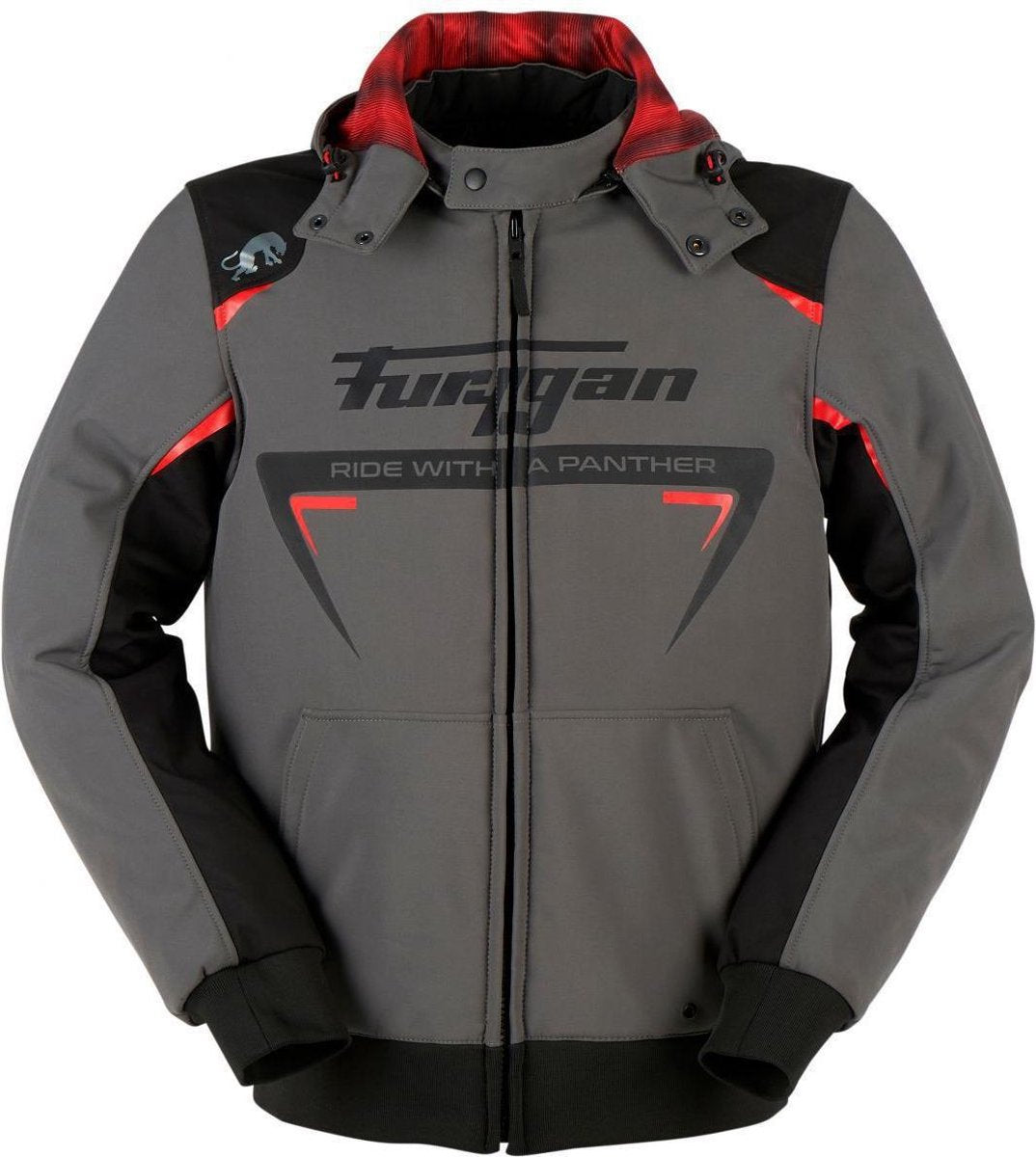 Furygan Sektor Roadster Dark Grey Black Red XXL