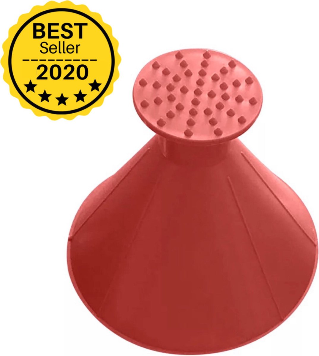 PREMIUM 360º Ronde Sneeuw / ijs krabber - Auto Trechter - ROOD