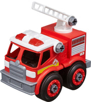 Nikko - Machine Maker Auto City Service: brandweerwagen 9-delig