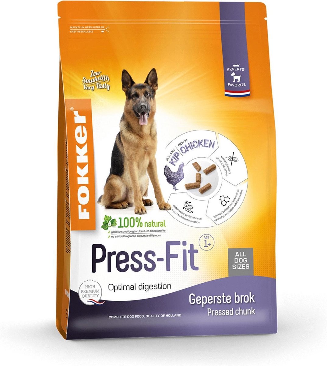 Fokker Press Fit - Hondenvoer - 2.5 kg