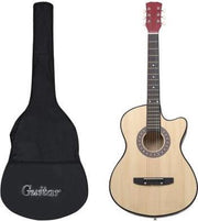 12 delige Western Acoustic Cutaway Guitar Set 6 snaren