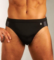 Schiesser Zwemslip Rio Zwart