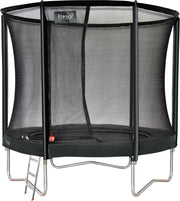 Trampoline Etan Inground Premium Gold Combi set - Ø244 cm - inc. Veiligheidsnet - Grijs - Rond
