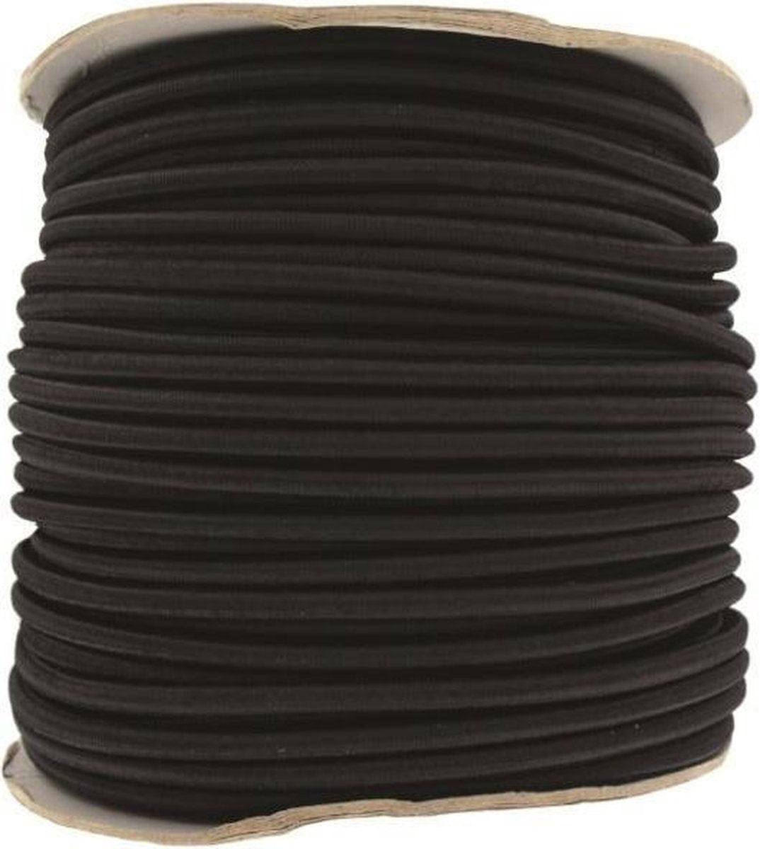 Highlander Bungee-koord 8 Mm Rubber/nylon 100 M Zwart