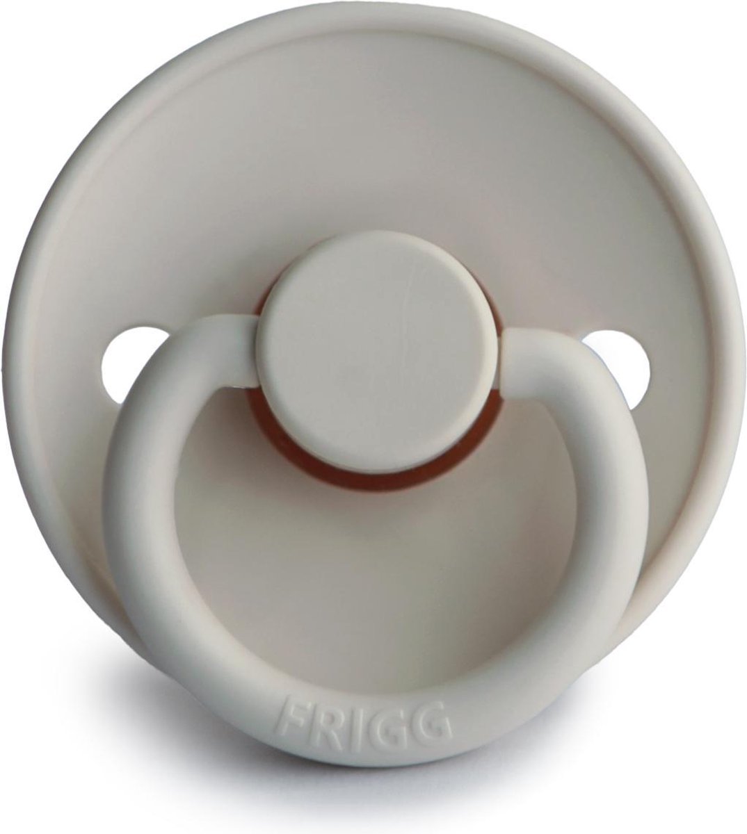 FRIGG Fopspeen maat 1 - 0-6 maanden - Silver Gray - Natuurrubber