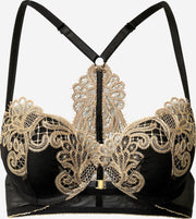 LingaDore - Black Incense Push Up BH - maat 70B - Goud Zwart