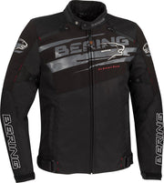 Bering Vikos Black Grey Textile Motorcycle Jacket 2XL