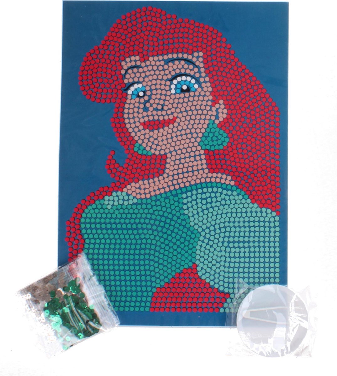 Slammer Paillettenkunst Disney Princess Ariel 4-delig