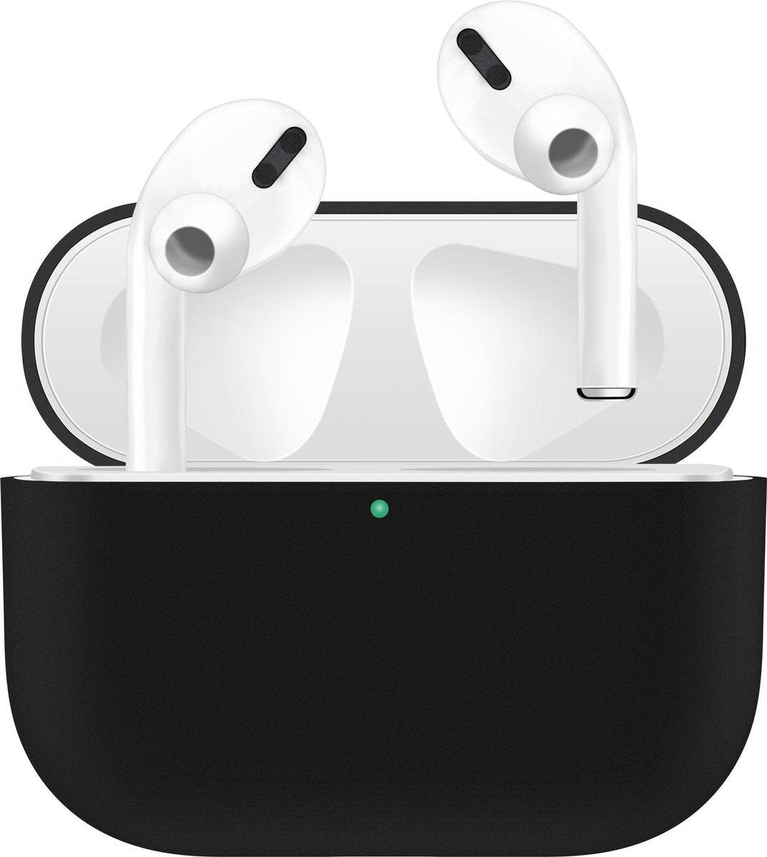 KELERINO. Siliconen Case voor Apple AirPods Pro - Hoesje - Zwart