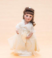 Koninklijke Porseleinen pop princess Sisi Empress Elisabeth - porselein - stiften - koningin - prinses - prinsessen - koning - atlas