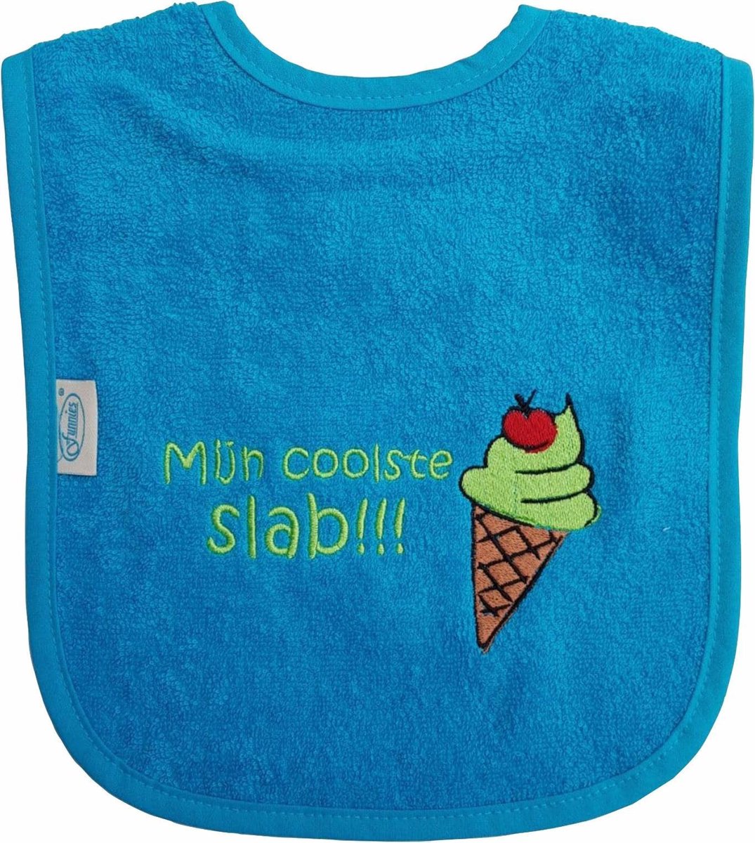 Blauwe slab met "Mijn coolste slab!!!" - zomer